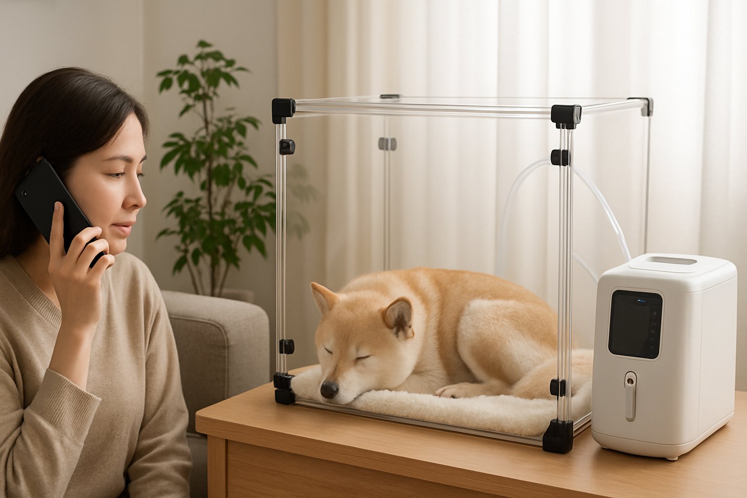 獣医師に勧められたら｜ペット用酸素濃縮器の相談準備